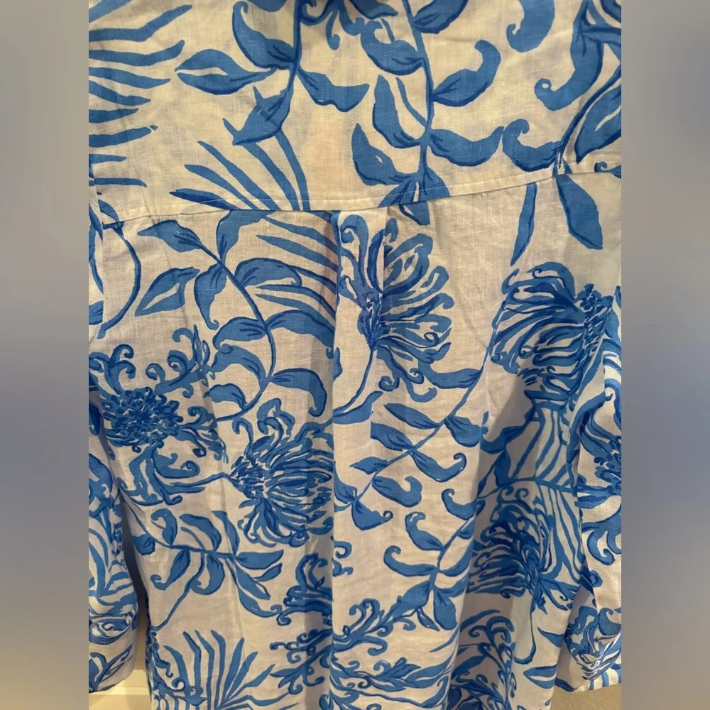 NWT Lilly Pulitzer Linen Top Sz Small - Picture 15 of 15